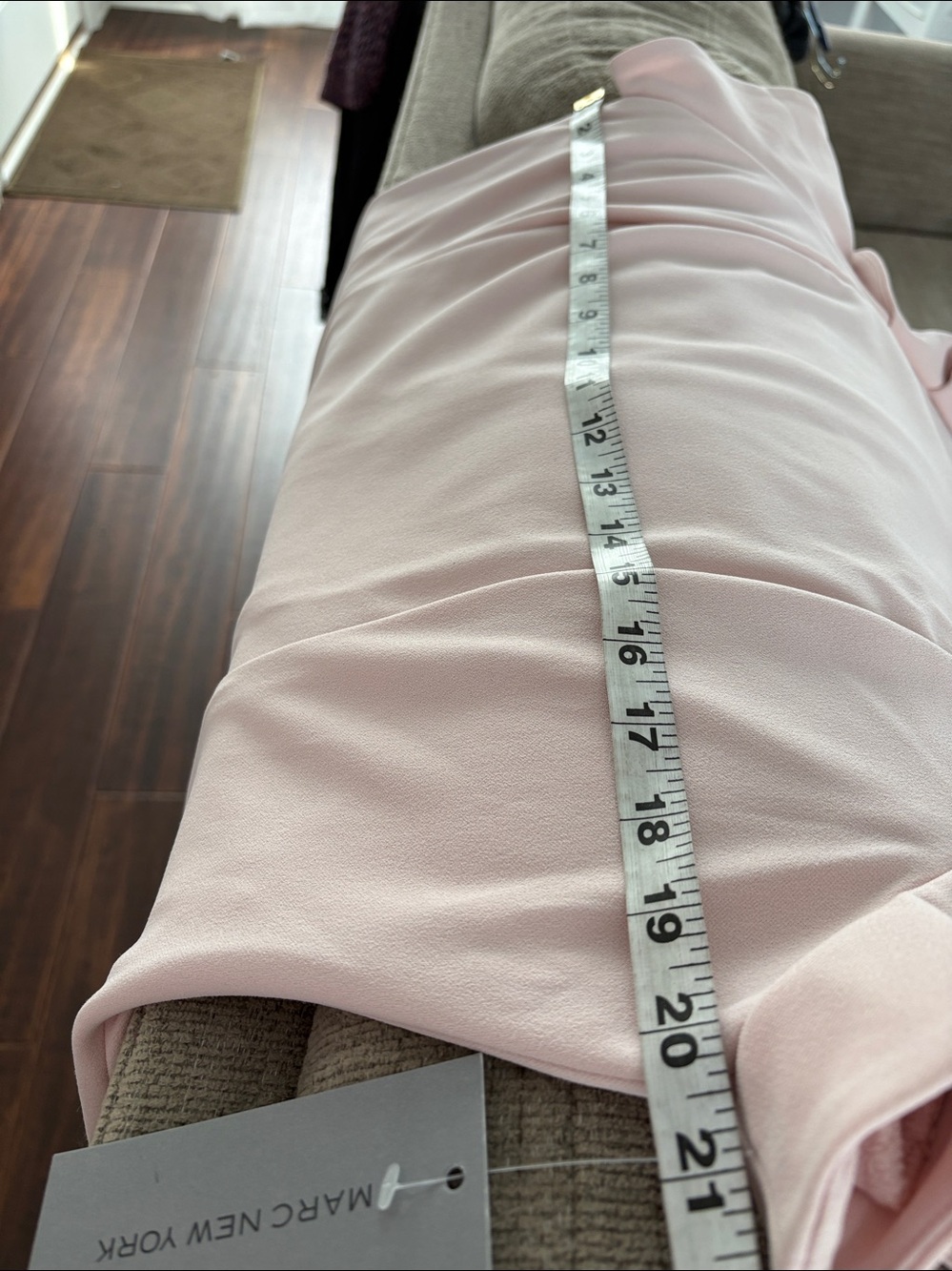 Marc New York Dusty Pink Puff-Sleeve Midi Dress - Picture 12 of 13